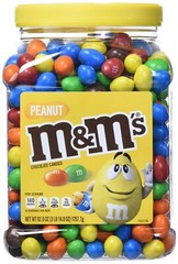 M&M’S Candies, Peanut Chocolate, 62 Ounce Jar peanut
