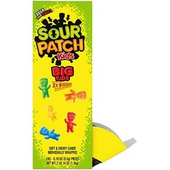 Sour Patch Kids Big Individually Wrapped Soft and Chewy Candy, 240 Count