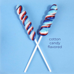 Red, White and Blue Twist Candy Lollipops, Bulk Individually Wrapped Patriotic S