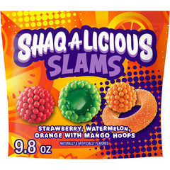 SLAMS Assorted Fruit Flavored Chewy, Candy Bag, 9.8 Oz