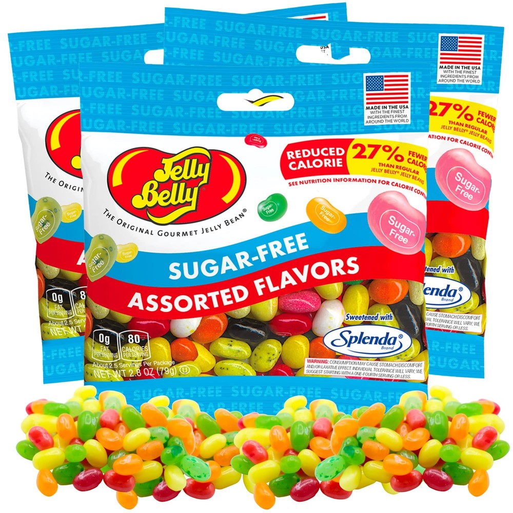 Sweetzo Sugar Free Jelly Beans, Sugar-free Chewy Candies In Assorted F