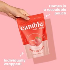Strawberry Hard Candy Bulk Individually Wrapped 2 lbs Party Favors Filler