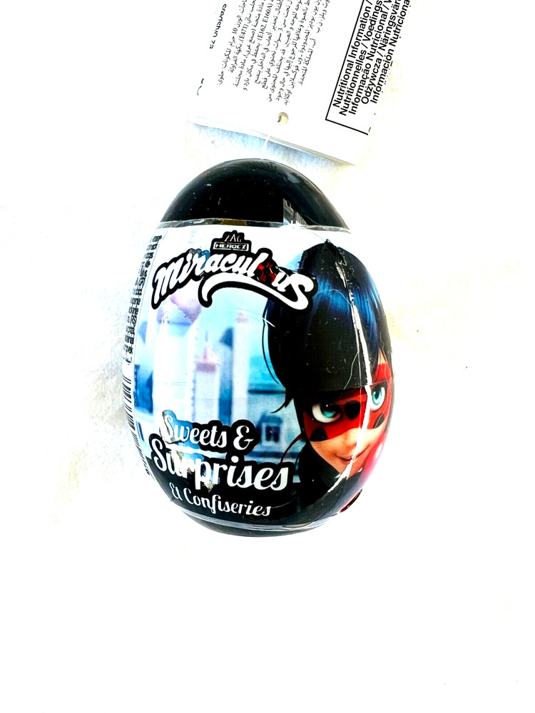 MIRACULOUS plastic Surprise egg COLLECTOR’S ITEM-1 egg FREE SHIPPING