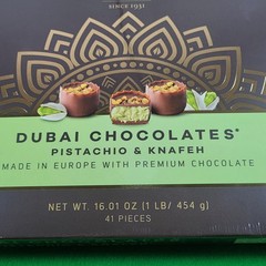 Bouchard Luxurious Dubai Chocolate With Pistachio & Knafeh, 41 Pieces (16.01 oz)