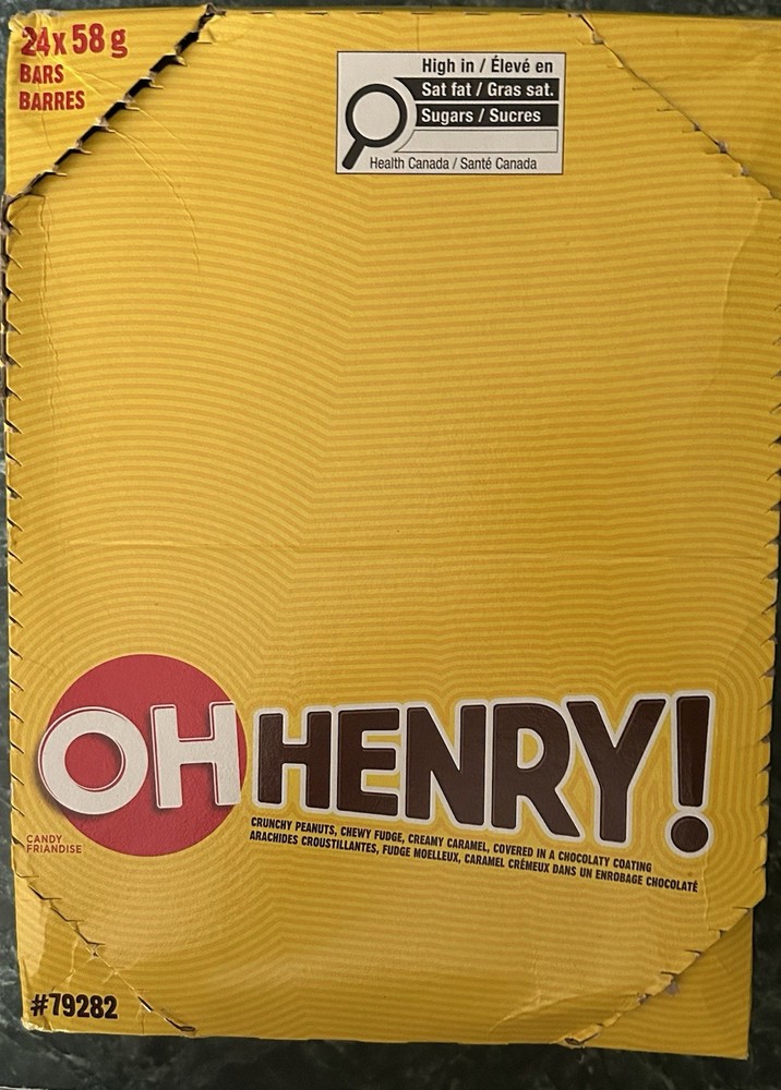 Oh Henry! Peanut Chocolate Sweet & Assortment Bars Box 24 Count