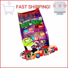 Frankford Halloween Gummy Candy Body Parts (50 Count)