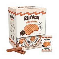 Rip Van Wafels Snickerdoodle Mini Stroopwafels – Low Carb Snacks (3g Net Carbs)