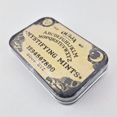 Ouija Board “Mystifying Mints” 1.5oz Collectible Candy Tin Embossed Retro Design