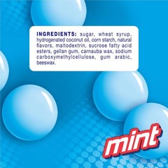 Mentos Chewy Mint Candy Roll, Mint, Non Melting, Party, 14 Count (Pack of 15)