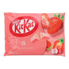 NESTLE KitKat Wafer Biscuits Strawberry Flavor 10 Pcs (Pack of 3)