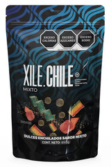 Xile Chile Dulces Enchilados Mixto, 850 GR, Dulces Mixtos Cubiertos Con Chile