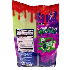 50 Count Gummy Body Parts Candy Individually Wrapped Halloween Treats