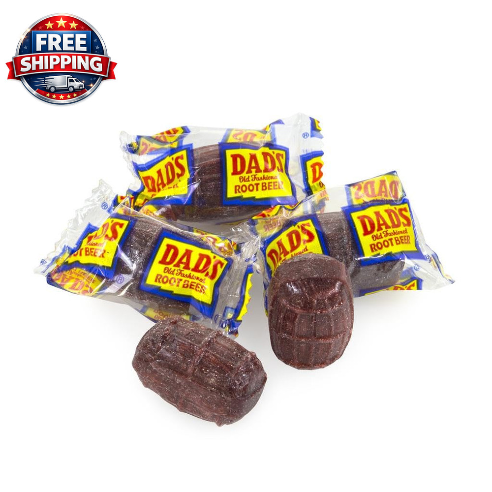 Dad’S Root Beer Barrels Hard Candy – 1 Pound (16 Ounce) Bag by | Individually W