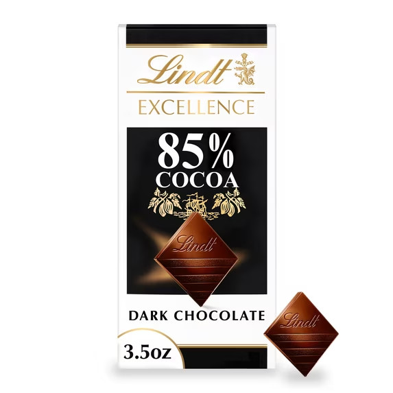 Lindt Excellence Bar 85 Cocoa Extra Dark Chocolate Gluten 3.5 Ounce…