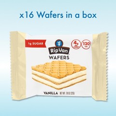 Rip Van Vanilla Keto Wafer Cookies, Healthy Vegan Snack, Non GMO, Low Carb, L…