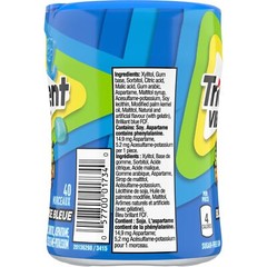 Trident – Vibes Sour Patch Kids Blue Raspberry Chewing Gum – 6 bottles (240 P…