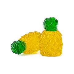 Premium 3D Gummy Pineapples Candy | Soft Chewy Tropical Fruit Sweets | Fun Treat