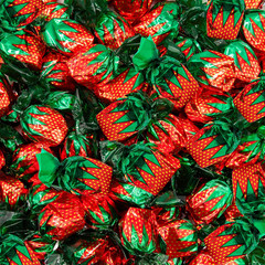 Arcor Strawberry Bon Bons | 2 Pound Bag | Individually Wrapped Hard Candy | Old