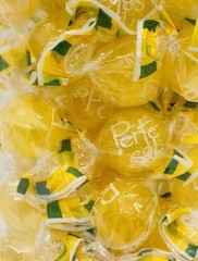 Perle di Sole🍋 Lemon Hard Candies Filled W/ Sour Powder 10.5 oz /Exp ~03/2028