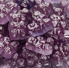 Concord Grape Gummi Bears – Pick a Size – Free Expedited Shipping!
