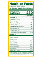 belVita Cranberry Orange Breakfast Biscuits, 8 Packs (4 Biscuits Per Pack)