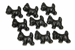 Scottie Dogs Black Licorice (6) 2.75oz SHIPS FREE – by Jelly Belly Candy