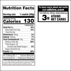 Peanut Butter Protein Cookie Keto Friendly Low Carb Dessert 4 Count