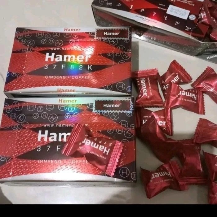 Hamer Coffee Gingseng Candy 1 Box 30pcs Rare