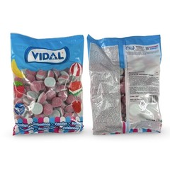 Vidal Imported Swedish Candy 1 Kg Bags (2.2 lb), Gummies & Licorice Choose Flavo