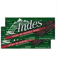 2 PK – Andes Creme de Menthe Thins 28 piece Box Individually Wrapped Chocolate