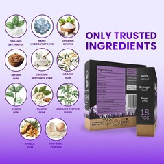 Sugar-Free Cinnamon Gum with Nano Hydroxyapatite & Xylitol – 36 Pieces