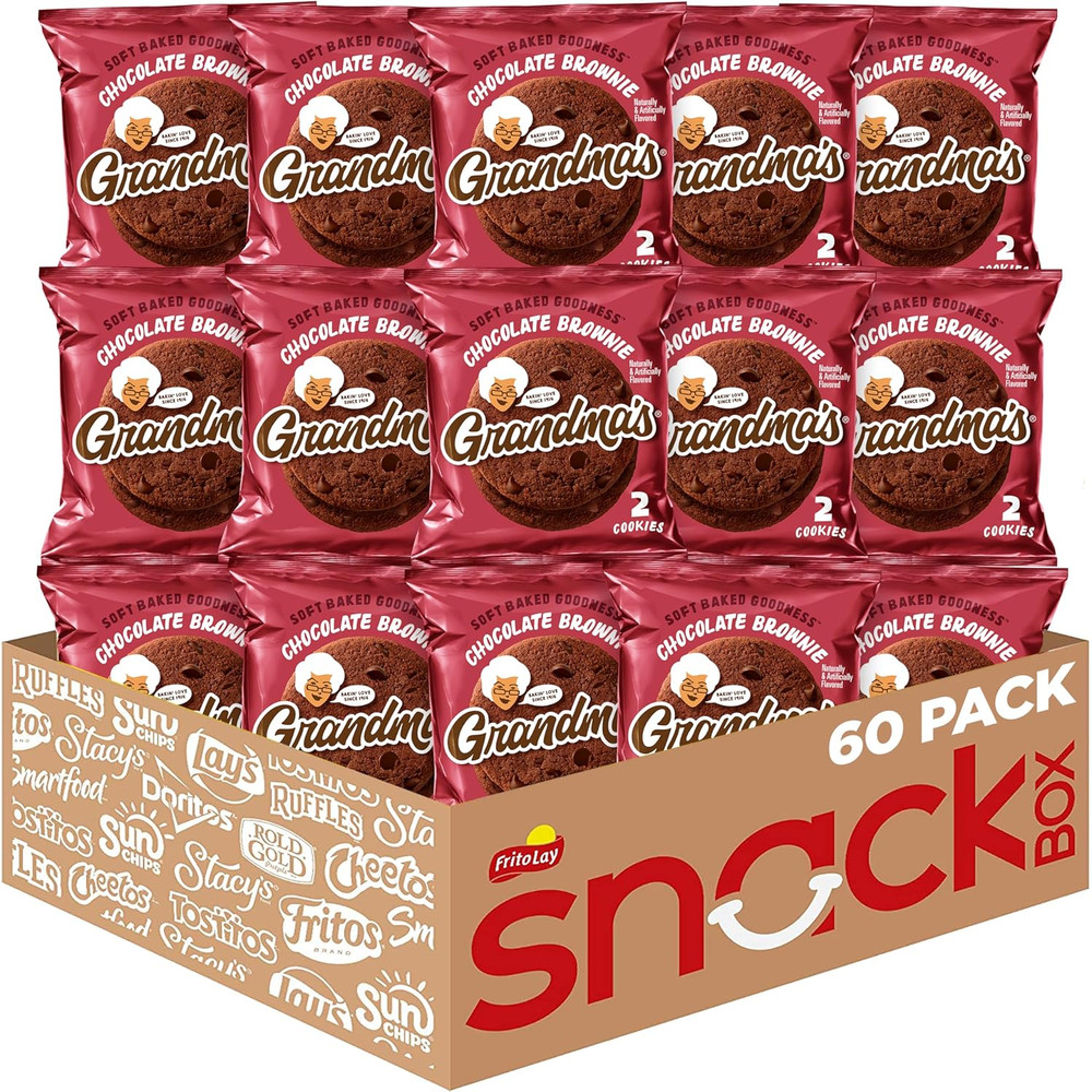 Cookies, Chocolate Brownie, 2.5 Ounce (Pack of 60)