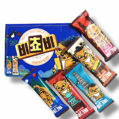 Bichobi Korean Chocolate Biscuit Bars, Crispy Snack, 5 Pack 4.41oz