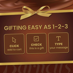 Barnetts Christmas Holiday Thanksgiving 5 Chocolate Biscotti Gift Box, Gourmet