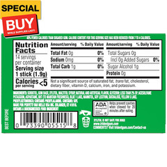 Spearmint Sugar Free Gum, 12 Packs of 14 Pieces (168 Total Pieces)