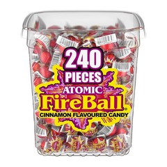 Cinnamon Atomic Fireball Candy – Individually Wrapped, 240 Count, 64.8oz Bulk Tr