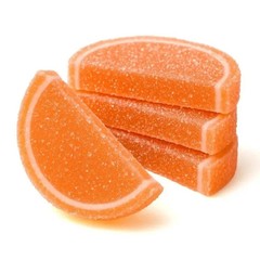 Orange Jelly Fruit Slices – Chewy Fruit Slices – 1,2,3 LB | Free Shipping!