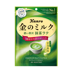 Japan Candy Kanro Golden Milk Candy Matcha Latte 61g × 6 bags