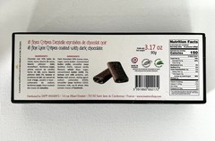 Maxim’s, Dark Chocolate Lace Crepes, FRANCE – NEW, Sealed Box