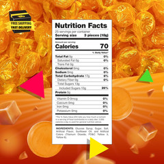 Butterscotch Hard Candy | 1 Lb Bag | Hard Candy Individually Wrapped | Old Fashi
