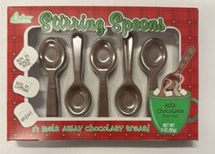 Palmer Milk Chocolate Stirring Spoons Full Case Of 18 Packs (5 Spoons To A Pack)