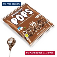Tootsie Pops Single Flavor Bag – Chocolate Flavored Lollipops with Chocolatey Ce