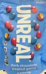 Unreal Dark Chocolate Peanut Gems 5 oz Bag