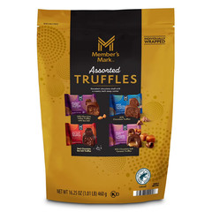 Member’s Mark Assorted Chocolate Truffles 16.5oz Gourmet Candy FREE SHIPPING