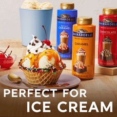 Ghirardelli Premium Sea Salt Caramel Sauce 16 oz Coffee Dessert Topping