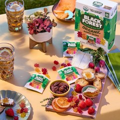 Delicious Organic Gummy Bears – 65 Pouches, 6 Fruity Flavors to Enjoy