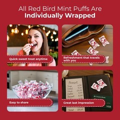 Soft Peppermint Puffs Candy – Individually Wrapped Mints, 52 oz Tub, Sweet Treat