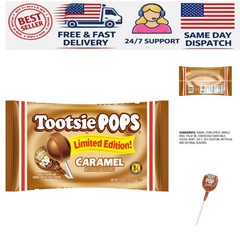 Tootsie Pops Limited Edition Caramel Lollipops – 12.6 Ounce Individually Wrapped