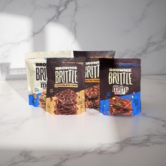 Sheila G’s Brownie Brittle Variety Pack. 4 Flavors: Chocolate Chip, Blondie M&M,