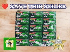 3 PACK! CLORETS 60 PACK OF MINT Flavored Gum 360 Pieces Of Gum !⚡🚚